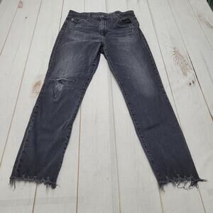 Adriano Goldschmied AG The Sophia ankle jeans high rise skinny vintage gray